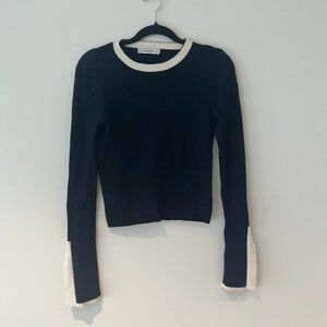 Zara Knit dark blue sweater